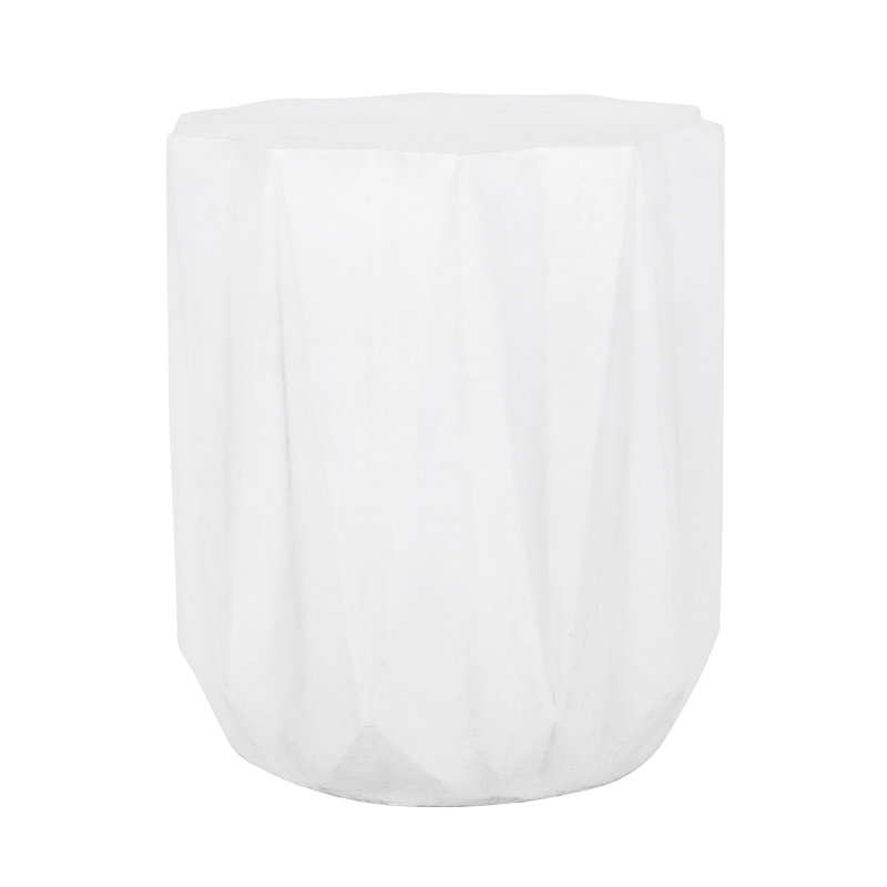 Table d'extérieur en béton léger, profondeur de 15,04 po, ajout élégant et fonctionnel au design chic et polyvalent en oxyde de magnésium