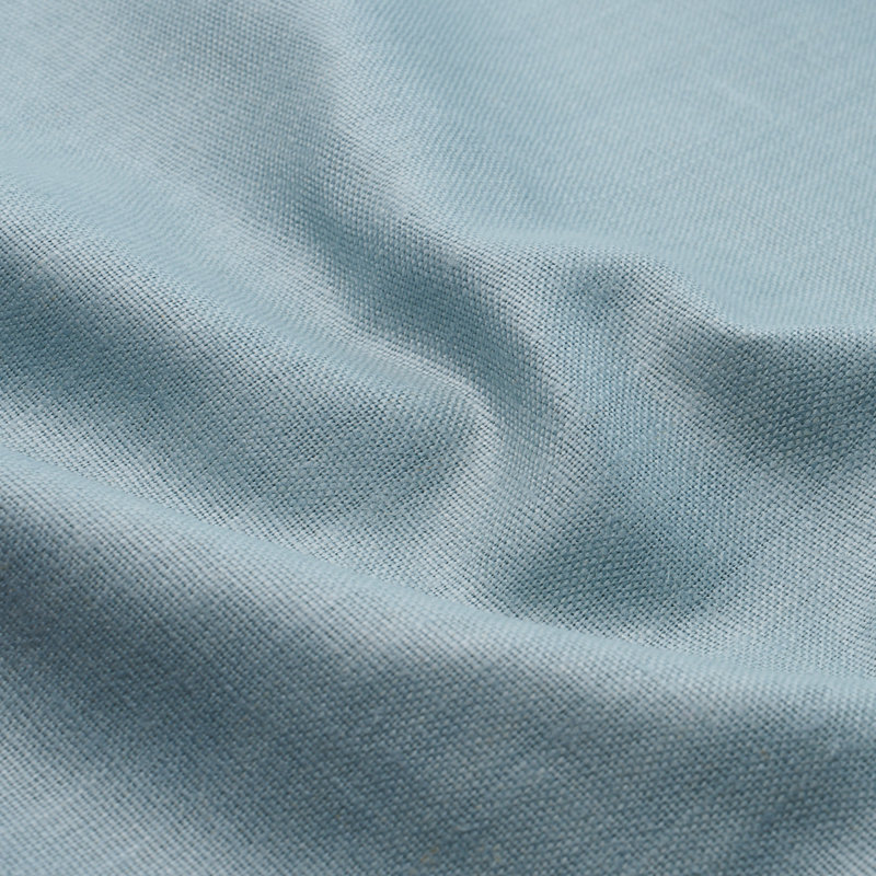 Tissu en lin verni Leo, Bleu