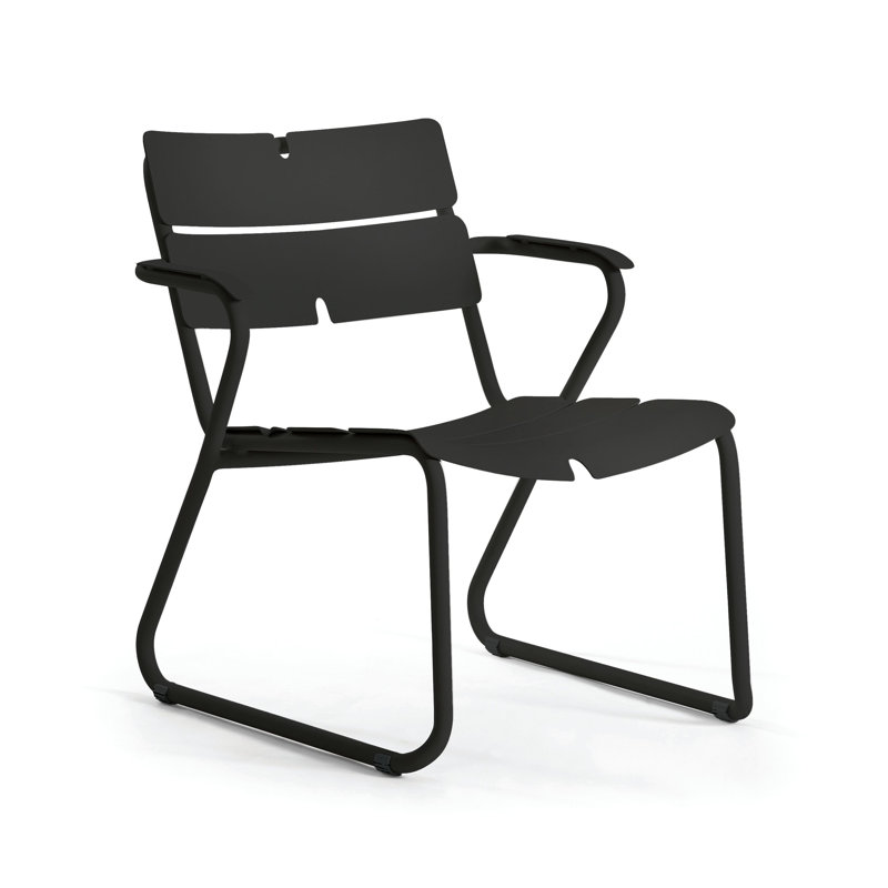 Corail Patio Chair with Arm, Pastel Green, No Cushion