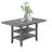Contemporary 7pc Counter Height Dining Set