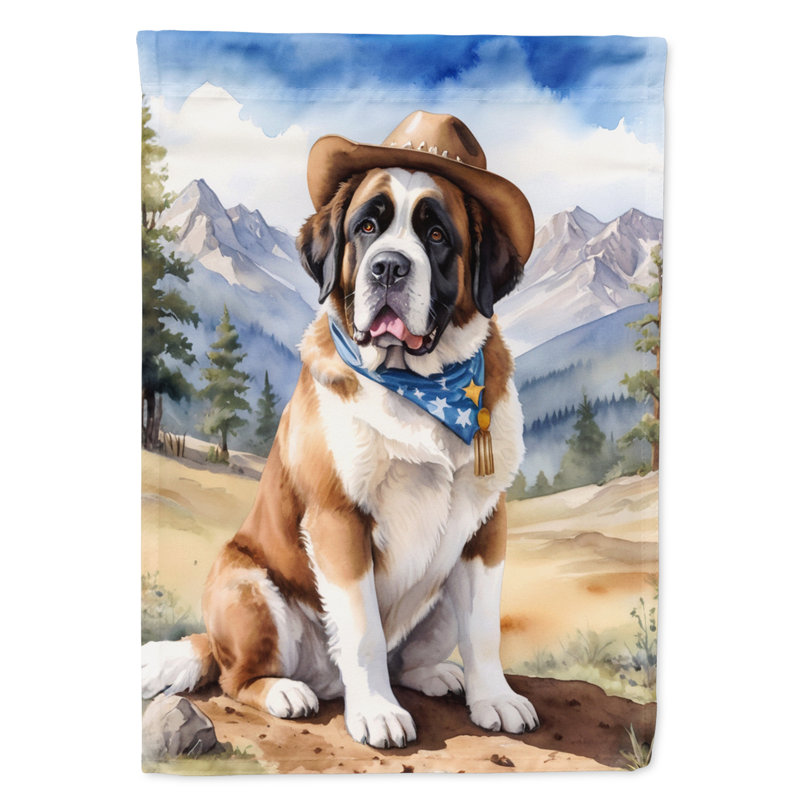 Drapeau Cowboy Welcome Garden, Saint-Bernard