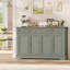 Buffet de 54 po Shondolyn avec tiroirs, armoires de rangement crédence (tablette réglable)-2000922949