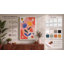 Geometric Botanical Bloom Mid-Century - Wrapped Canvas-963974923-963974925