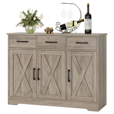 Tahara 42.5" Wide 3 Drawer Sideboard