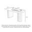 Bureau de luxe en pierre frittée Light-281701477