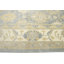 Tapis oriental bleu / gris / crème / or Oushak Chobi