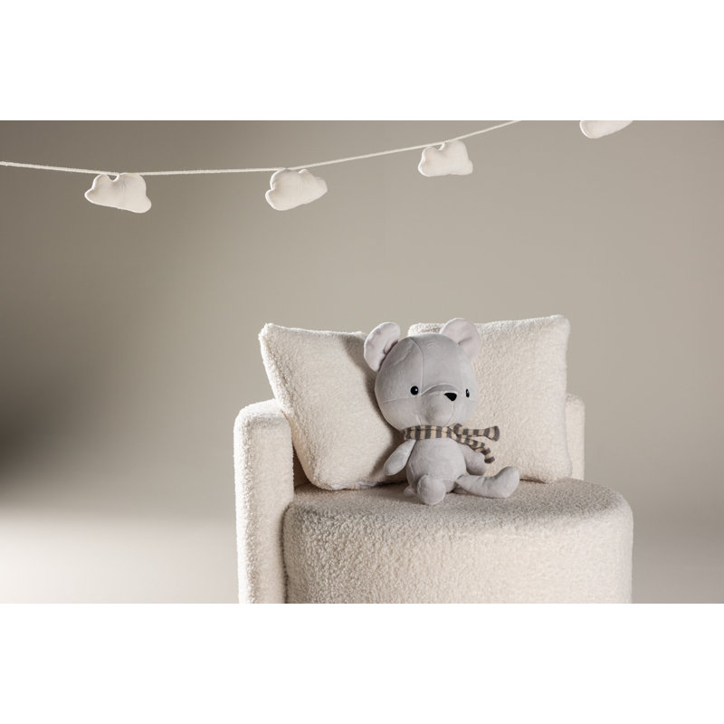 Prisco Upholstered Armchair, White