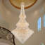 Lustre Empire en cristal à quatre niveaux et 43 lumières à intensité variable-157261736