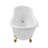 53.1'' x 25.6'' Freestanding Soaking Acrylic Bathtub-72770252-76285537