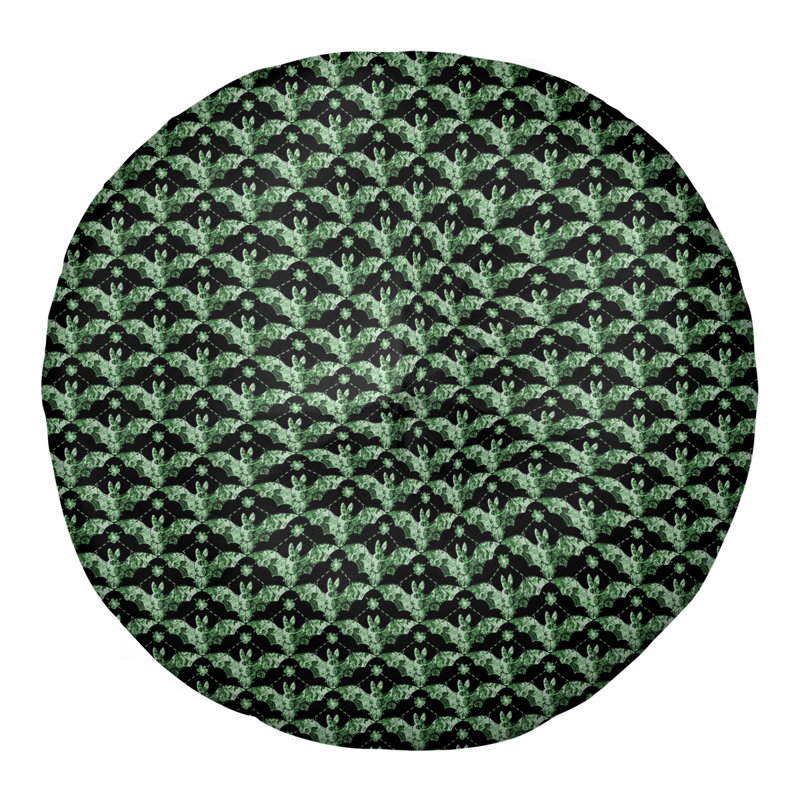 Coussin de sol Katelyn Elizabeth, 26 x 26, Vert