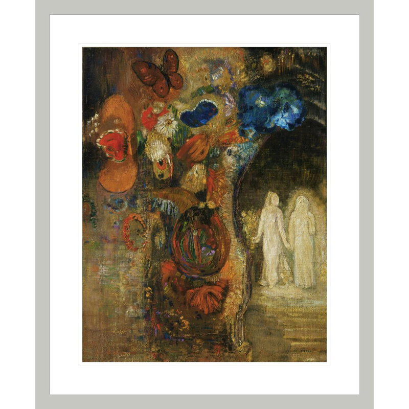 Apparition by Odilon Redon -Framed Giclee Print, 28.4" H x 23.5" W