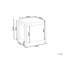 45cm Wide Square Solid Colour Pouffe Ottoman with Storage-565253172