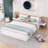 Versatile Queen Size Platform Bed with Multiple Functionalities for Comfortable Sleep