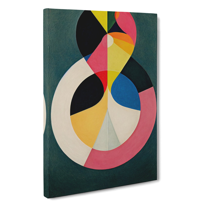 An Abstract Art Painting No.3 - Wrapped Canvas Print, 50cm H x 35cm W x 3cm D