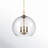 Vermilion 3-Light Dimmable Globe Pendant -946501462