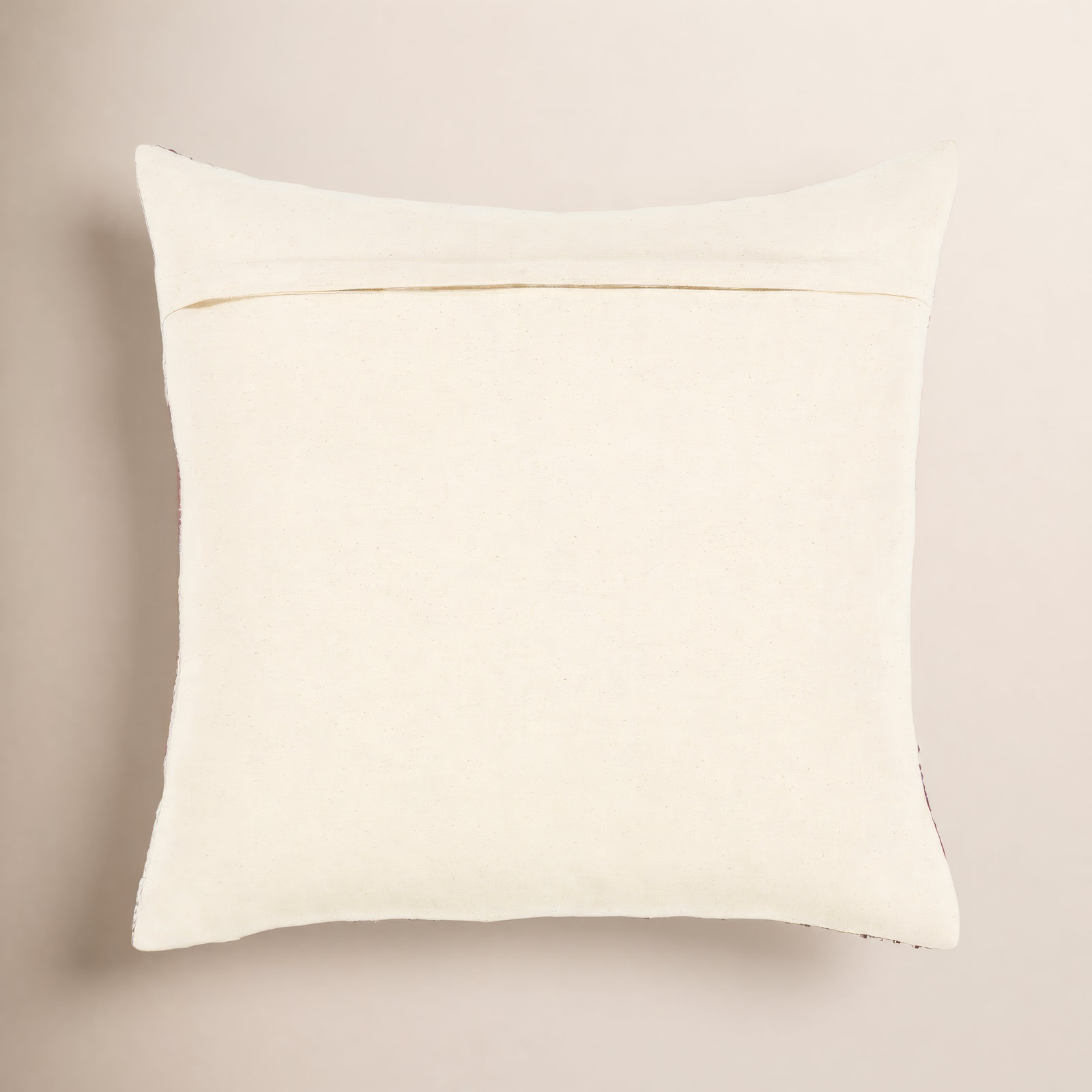 Venora Striped Cotton Throw Pillow, 22" x 22", Polyester/Polyfill