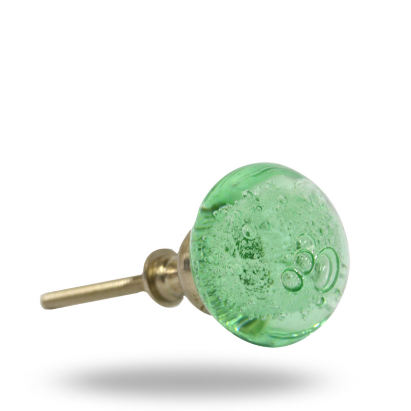 Jones 1.4" Diameter Mushroom Knob Multipack, Light Green/Gold