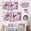 Hafer - Ensemble de 2 carrés à motif floral en métal-102678107