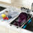 Expandable Small In-Sink Stainless Steel Dish Drying Rack for RV Camper with Utensil Holder