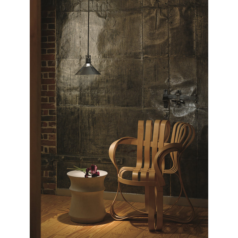 Henry 1 - Light Single Cone Pendant, Bronze, Dark Smoke