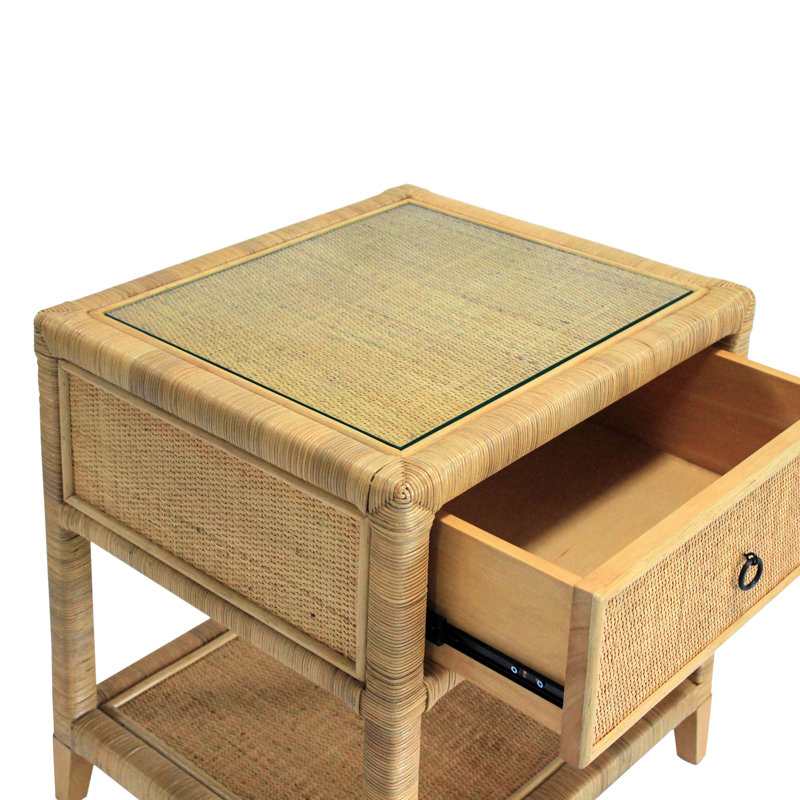 Lambert Rattan Nightstand