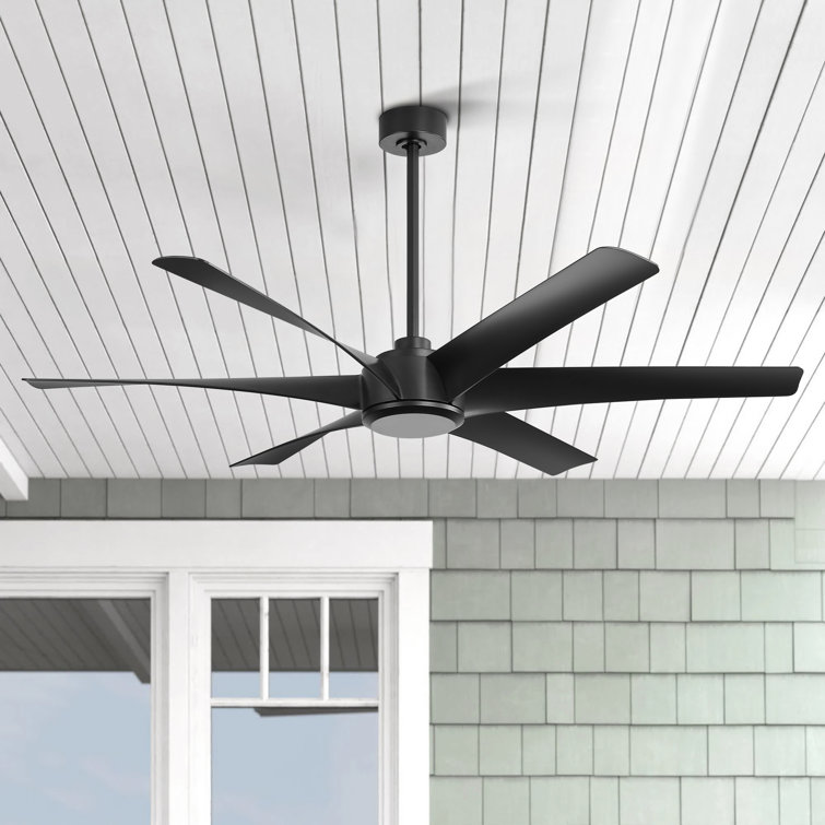 Jamariae 65" Ceiling Fan With No Light and Remote Control
