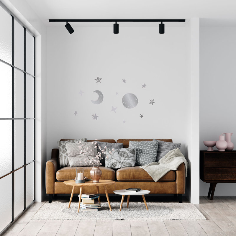 Adhésif décoratif étoiles du croissant de lune, H 20 po x l 30 po