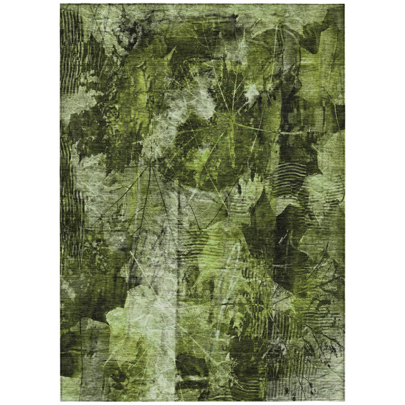 Cholet Floral Indoor / Outdoor Rug, Rectangle 5' x 7'6"
