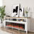 Trevaughn TV Stand for TVs up to 65" with Electric Fireplace Included