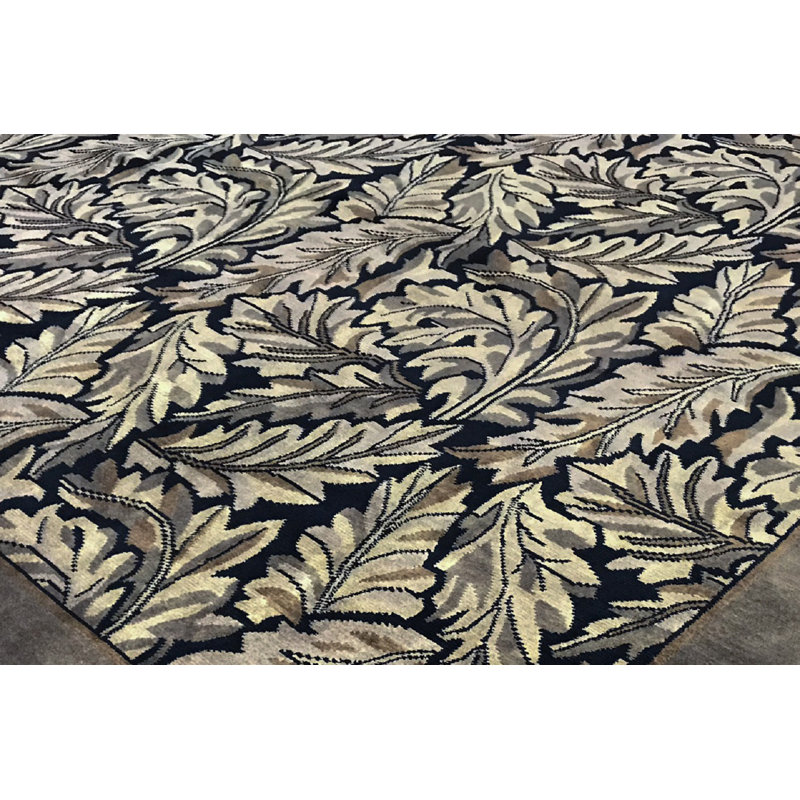 Himalayan Wool Floral Area Rug