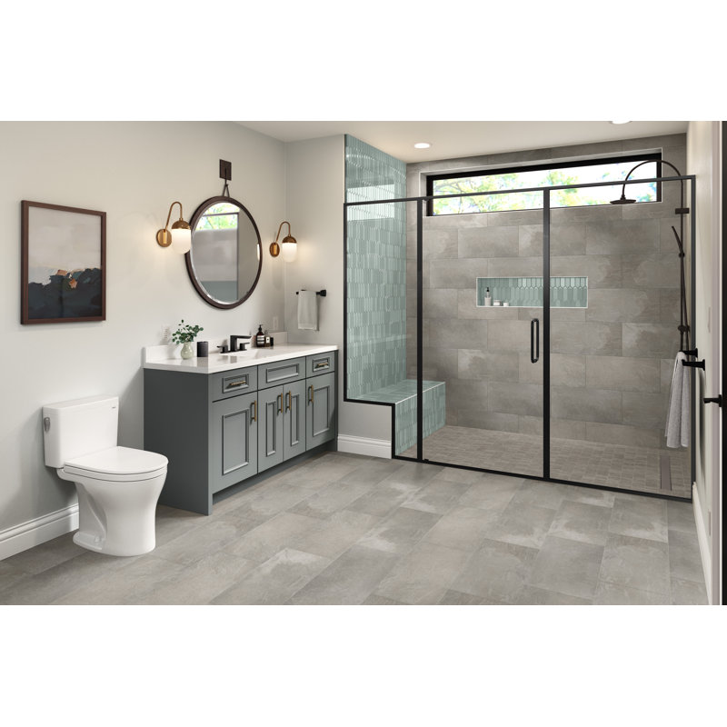 Picket™ 2" x 4" Glass Mosaic Tile, Silver