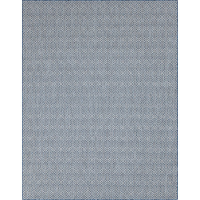 Lithonia Blue/Ivory Indoor/Outdoor Rug