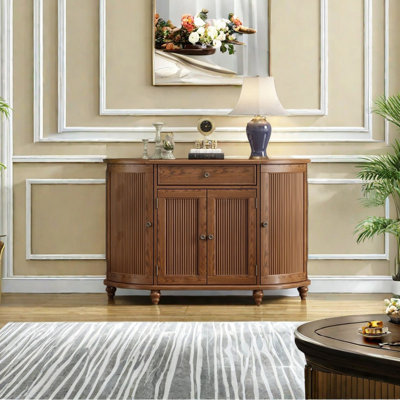Buffet semi-circulaire avec grand rangement
