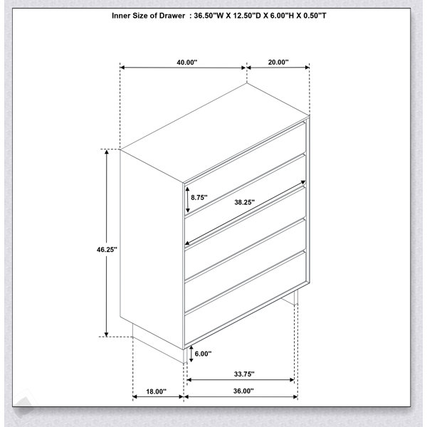 Dimensions du produit