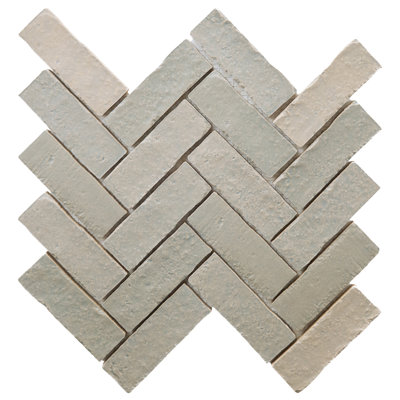 Brixon 1.5x4 Herringbone Matte Porcelain Mosaic Tile