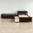 L-Shape Wood Double Twin Platform Beds With Trundle-114566695