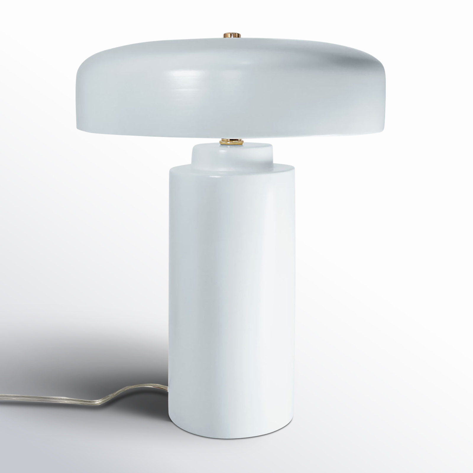 Hardacre Ceramic Table Lamp, White