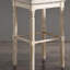 Ensemble de tabourets de bar en polyester rembourrés de bois avec garniture cloutée-96312811-96312808