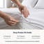Protège-matelas imperméable Delara 100% imperméable, surface en coton biologique certifié GOTS, silencieux et respirant, poche profonde de 19 po, lavable en machine - très grand 78 po x 80 po-88302480