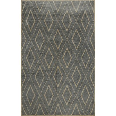 Tapis géométrique de salon marocain 5 x 8