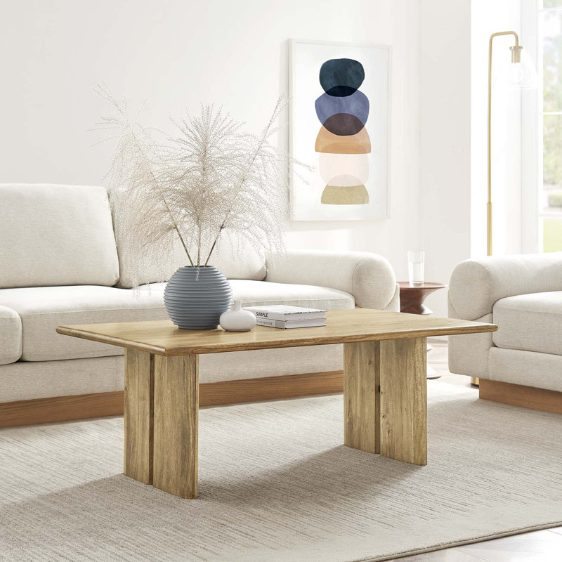 Modway Amistad Wood Coffee Table, Oak
