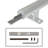 Walnut 8.92' 8-Step Wood Rolling Sunburst Wheel Ladder-79231895