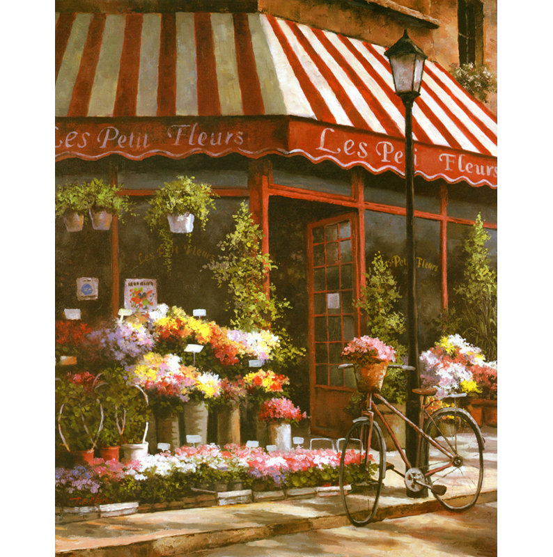 Les Petits Fleurs, H 35 po x l 28 po