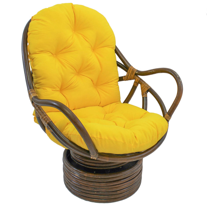 Lounge Chair Cushion, Solid Twill - Sun Rise
