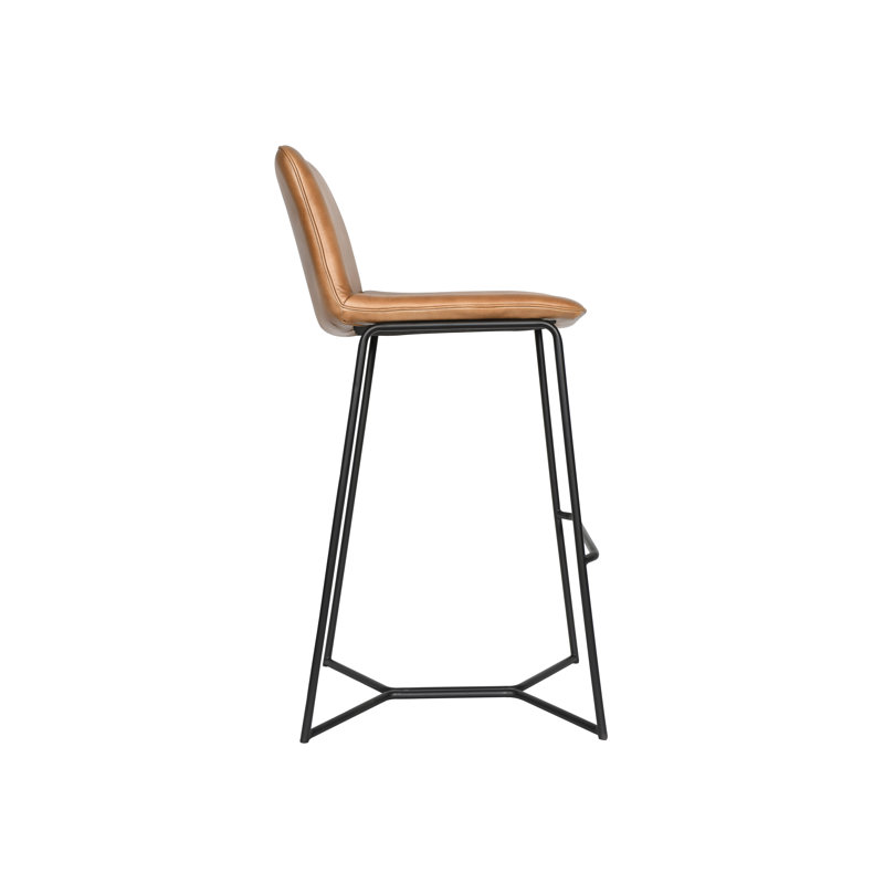 Brisben 18" W Chair, Bar Stool (31.5" Seat Height), Hand Washed Taupe
