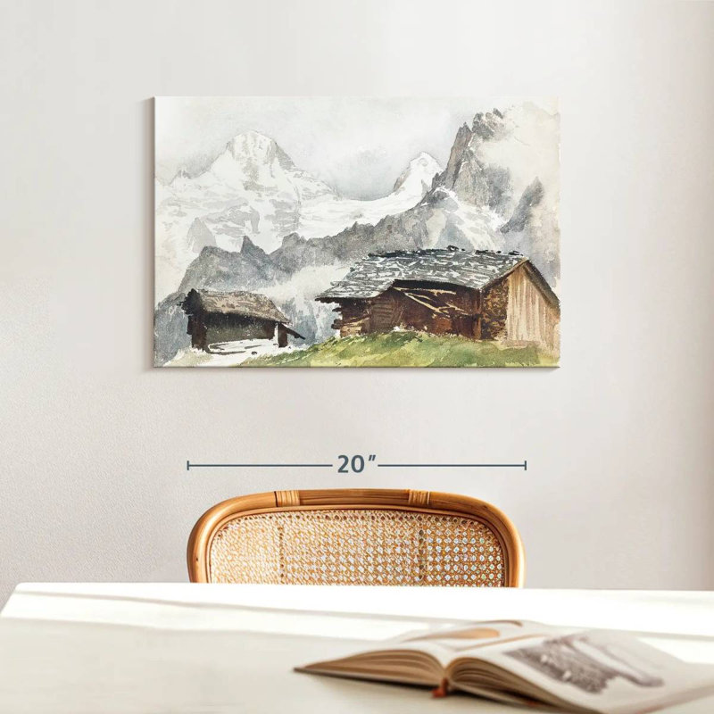 Lilith Chalets Breithorn Murren 1870, H 16 po x l 24 po