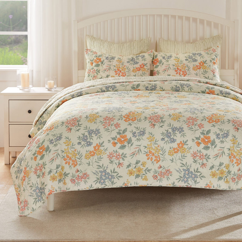 Ensemble de courtepointe 2 pièces Greenland Home Fashions Chloe Pastel, 68 x 88 po