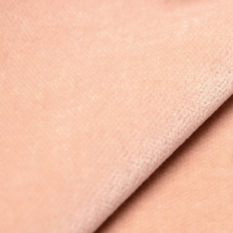 Tête de lit tapissier Pocola, Très grand, Velours champagne rose de luxe