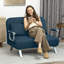 Sohum Single 69cm Upholstered Convertible Sofa-2046913683-2073158755