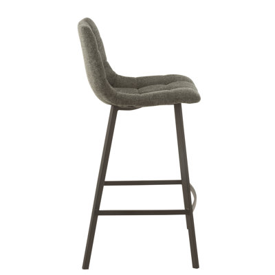 Daishanae Upholstered Bar Stool with Steel Frame